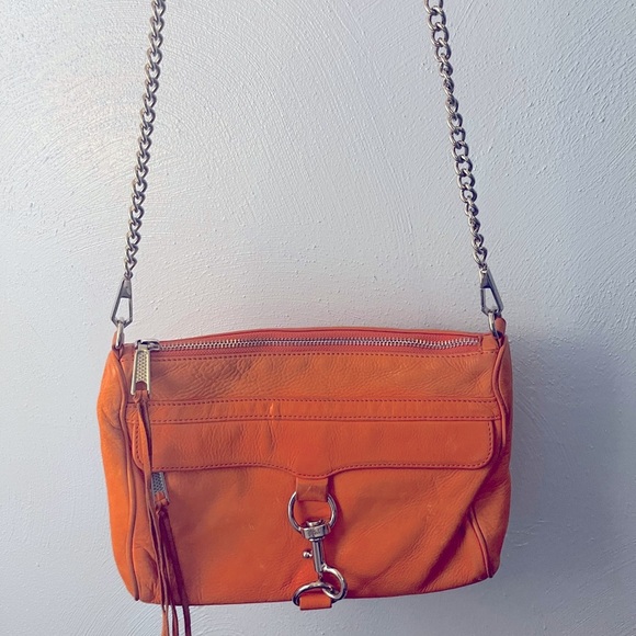 Rebecca Minkoff Orange MAC Crossbody - Picture 1 of 16